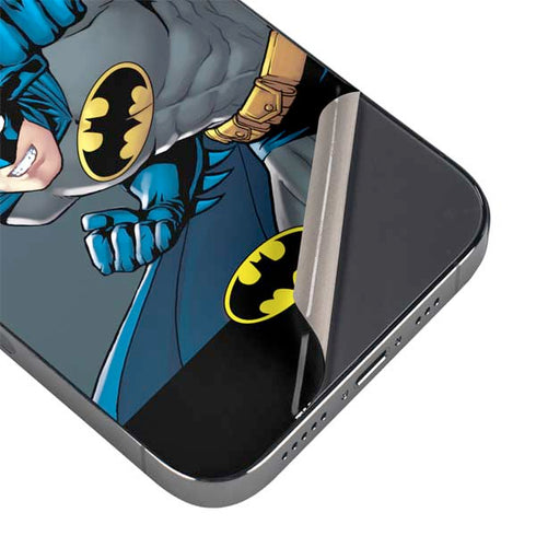 DC Comics Batman Action Pose 90's art iPhone 14 Pro Skin